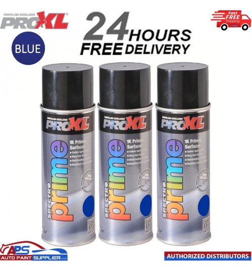 3 X PROXL SPECTRO PRIME AEROSOL 400ML - BLUE -PRO XL SPOT ETCH