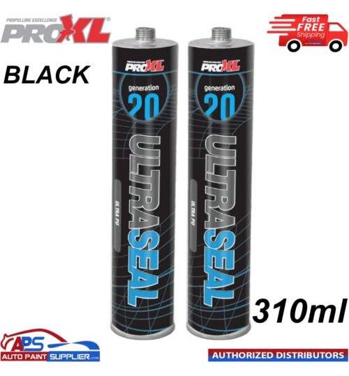 2x PROXL GENERATION 20 ULTRA PU SEALER BLACK - 310ML Car Body Sealer