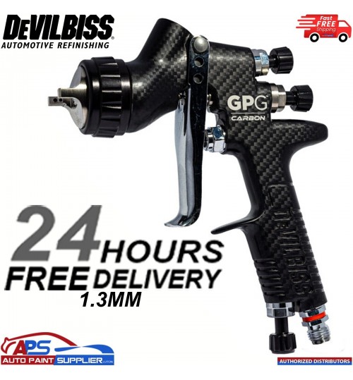 DeVilbiss Carbon Edition GPG 1.3mm General Purpose Setup Spray Gun 905025-CB