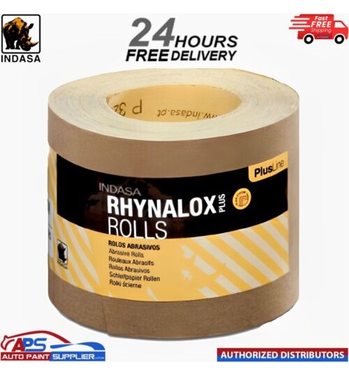 INDASA RHYNALOX PLUS LINE ROLLS 115mmx50m QTY :1 GRIT :P 80,P 120,P 180,P240