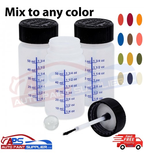 TOUCH UP PAINT FOR SCRATCH REPAIR MIX TO CODE ANY COLOR 50ML