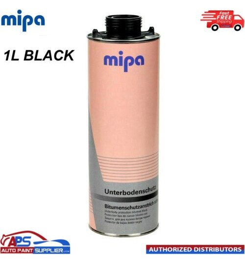 MIPA SCHUTZ UNDER SEAL UNDERBODY RUST PROTECTION PROTECTOR BLACK 1 LITRE