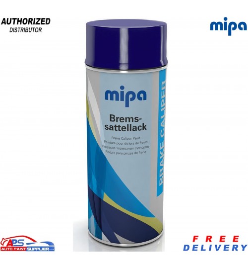 MIPA Brake Caliper Paint Blue 400ml Aerosol – Heat Resistant Coating Spray