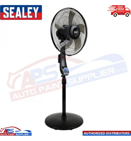 Sealey SFF16Q 16" Quiet High Performance Fan Oscillating Pedestal Type