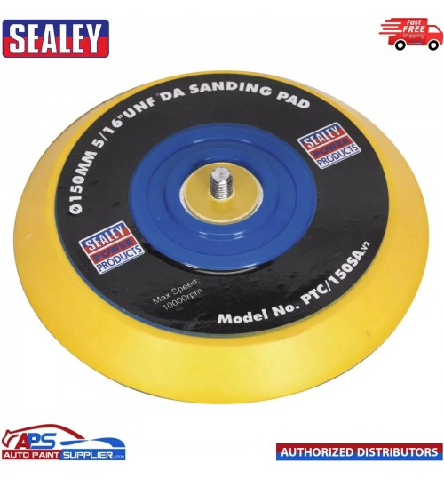 Sealey PTC/150SA 6" 150mm Orbital Sander Backing Pad Self Adhesive/Stick Discs