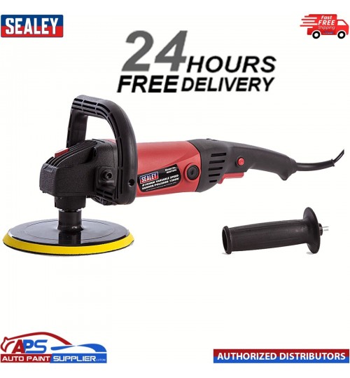 SEALEY CAR POLISHER 180MM 1200W SANDER VARIABLE SPEED POLISHING MACHINE MS875PS