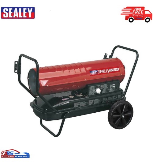 AB1008 Sealey Space Warmer Paraffin Kerosene Diesel Heater 100,000Btu/hr Wheels