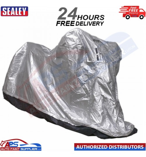 Sealey Motorcycle MCBM Rain Coverall Protection Medium with Solar Panel Pocket