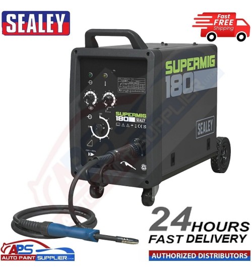 Sealey SUPERMIG180 Professional MIG Welder 180Amp 230V with Binzel Euro Torch